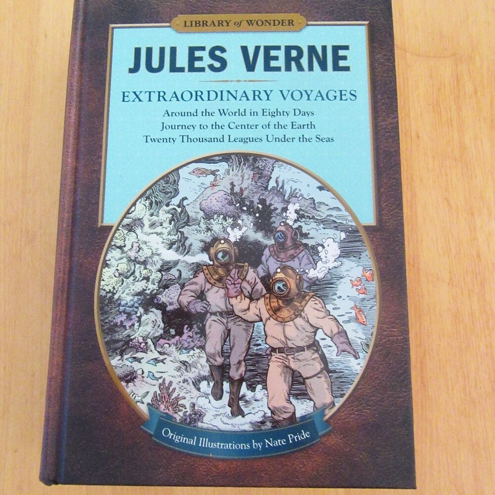 EXTRAORDINARY VOYAGES Jules Verne (HC2009) 3 Fantastic stories!